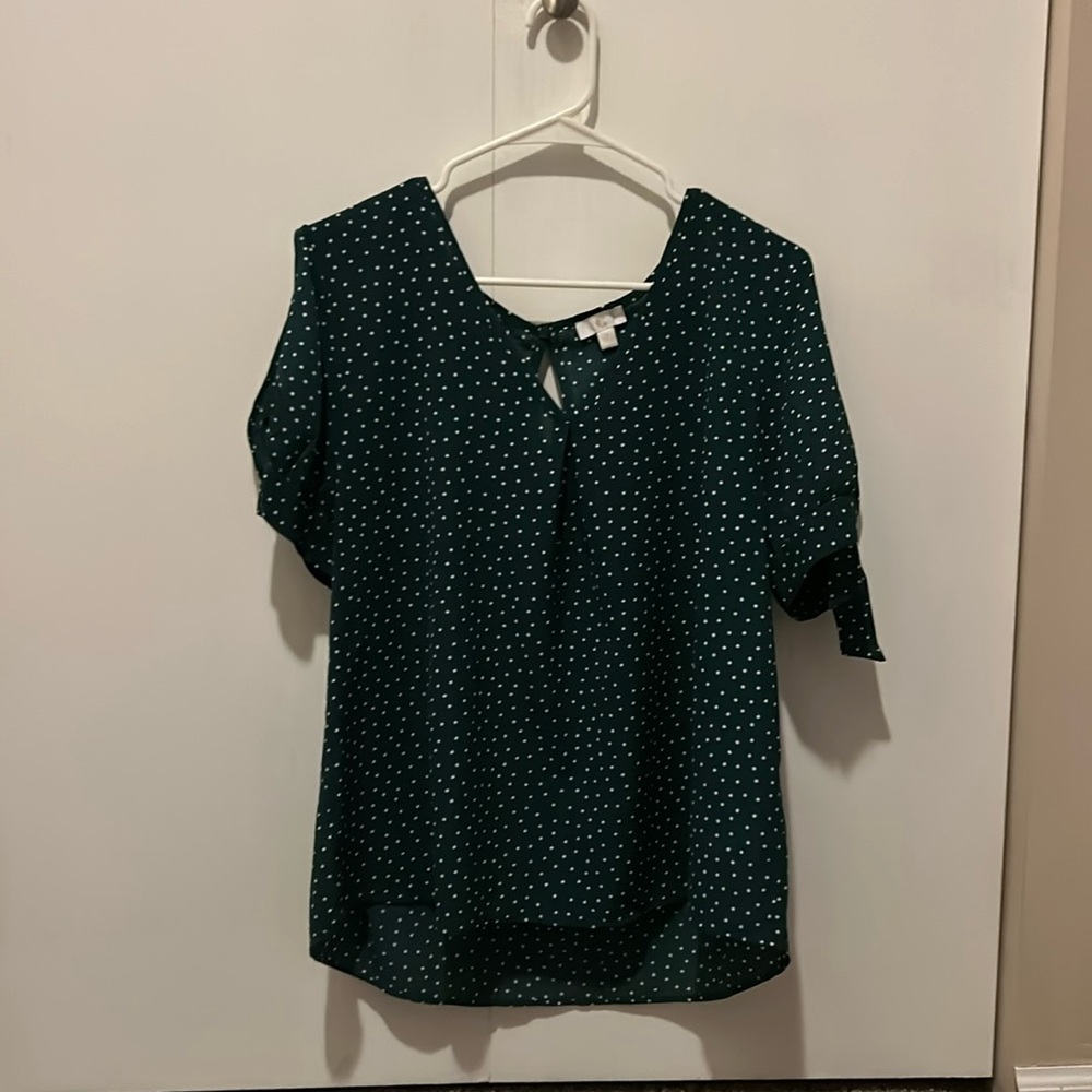 Charming Charlie Green Top